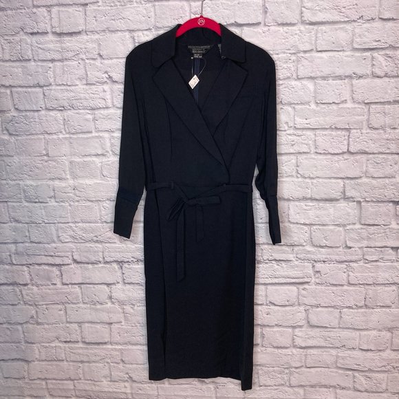 New Delta Airlines Collection 8 Tall Navy Flight Attendant Uniform Dress - Picture 2 of 7